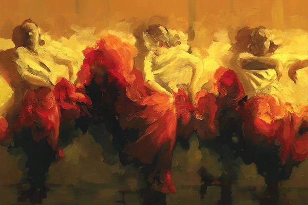 Poetry In Motion: Cortejo Rojo I by Zil Hoque