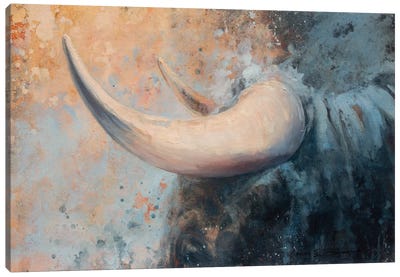 Horns II Canvas Art Print - Zil Hoque