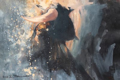 Horns III by Zil Hoque art print