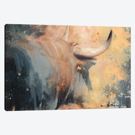Horns IV Canvas Print #ZHO210} by Zil Hoque Canvas Artwork