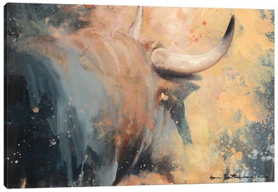 Horns IV Canvas Art Print - Zil Hoque