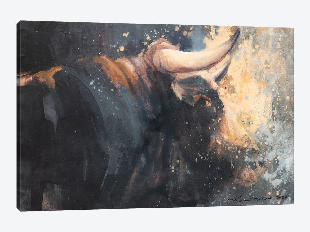Horns V by Zil Hoque 1-piece Canvas Art