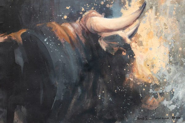 Zil Hoque: Horns V by Zil Hoque