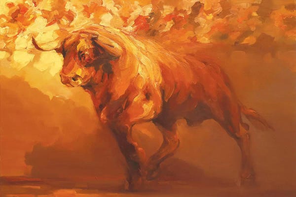 Bulls: Sharp Light  by Zil Hoque