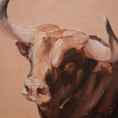 Cuernos Colorados XI by Zil Hoque art print