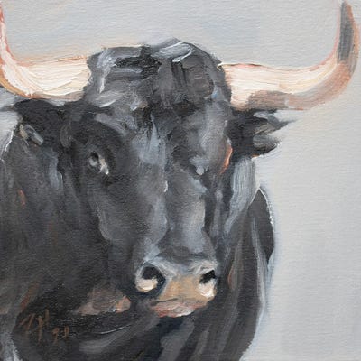 Cuernos Negros XVIII by Zil Hoque art print