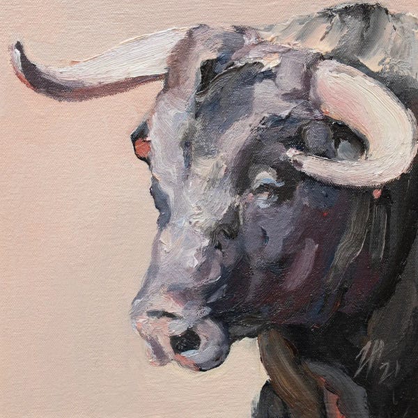 Bulls: Cuernos Negros XX by Zil Hoque