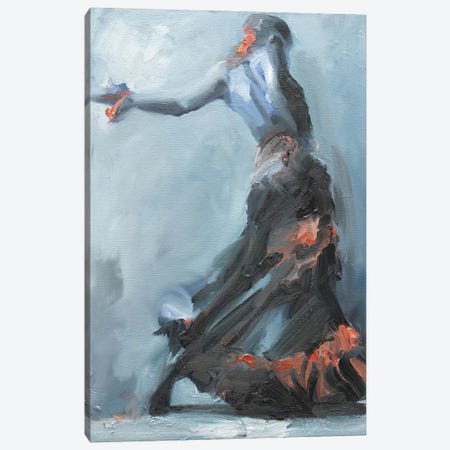 Duende Azul (Study) MMXXII Canvas Print #ZHO303} by Zil Hoque Canvas Wall Art