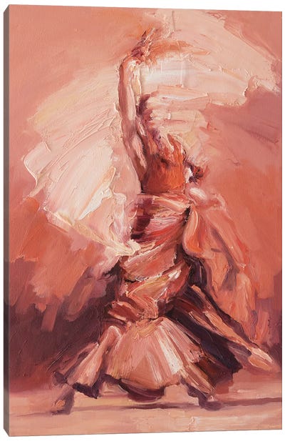 La Manta (Study) Canvas Art Print - Flamenco Art