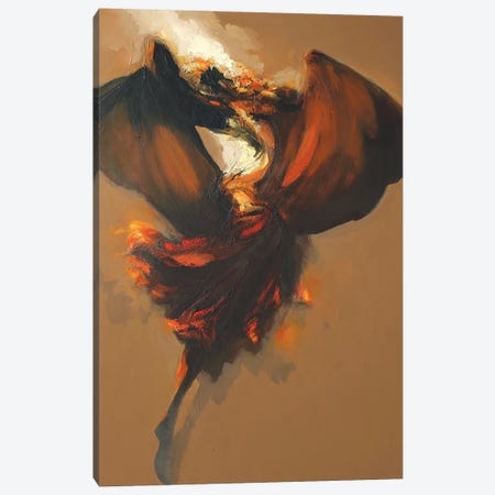 Terpsichore III Canvas Print #ZHO30} by Zil Hoque Canvas Print