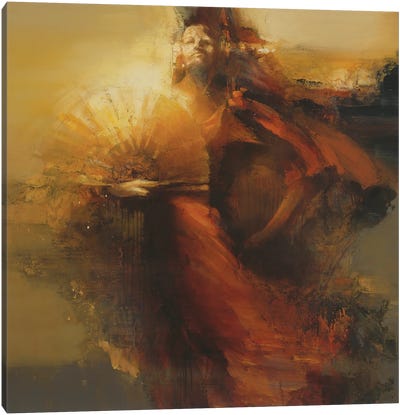 Homenaje A Espana Canvas Art Print - Flamenco Art