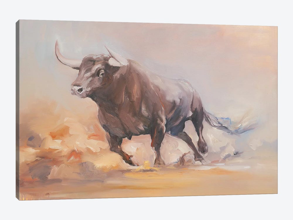 Toro Bravo VIII by Zil Hoque 1-piece Canvas Print