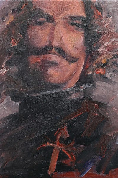 El Silencio De Velasquez by Zil Hoque art print