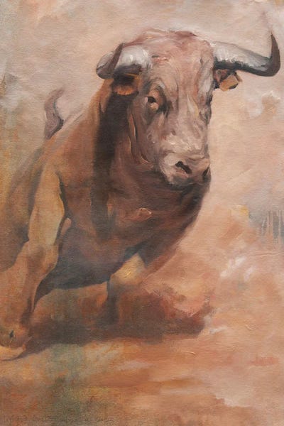 Bulls: Light And Dust I by Zil Hoque