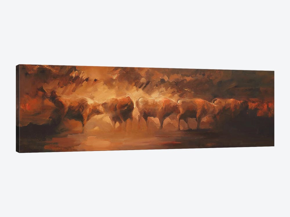 Wild Bunch  by Zil Hoque 1-piece Canvas Print