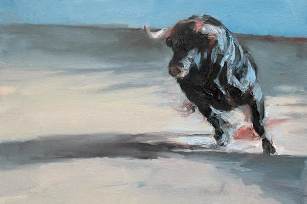 Bulls: Blue Requiem by Zil Hoque