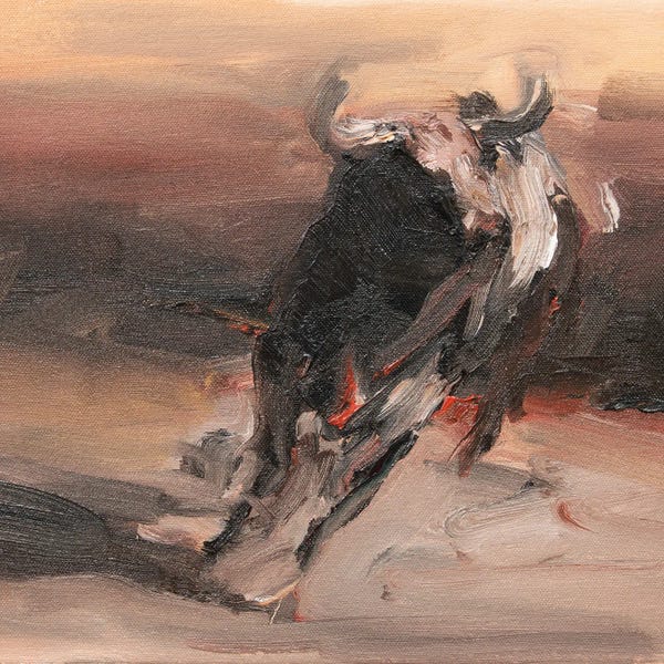 Bulls: Vita Brevis (Sketch 2) by Zil Hoque