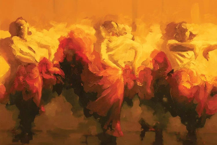 Cortejo Rojo I  by Zil Hoque wall art