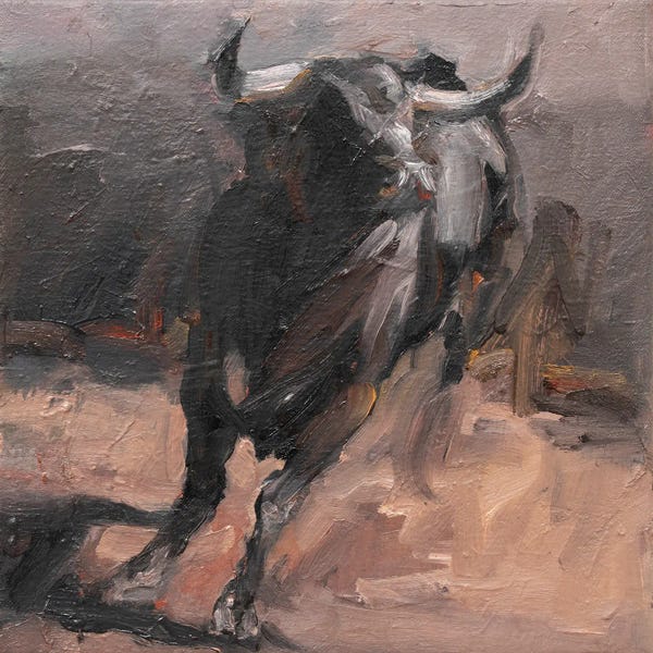 Bulls: Vita Brevis (Sketch 5) by Zil Hoque