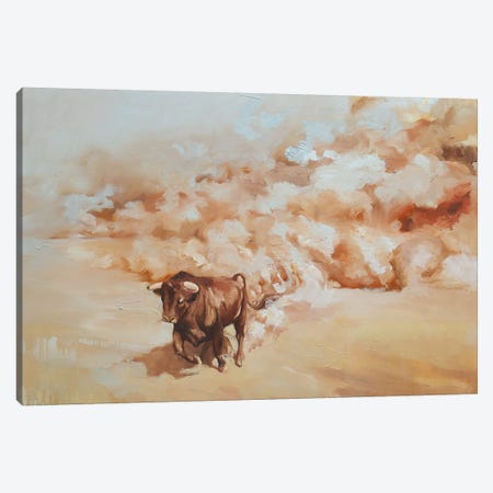 Desert Storm Canvas Print #ZHO40} by Zil Hoque Canvas Artwork