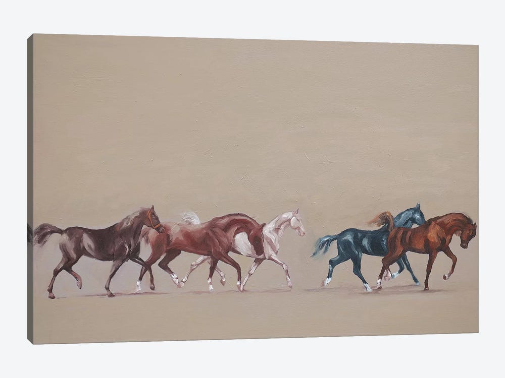 Arabians  by Zil Hoque 1-piece Canvas Art