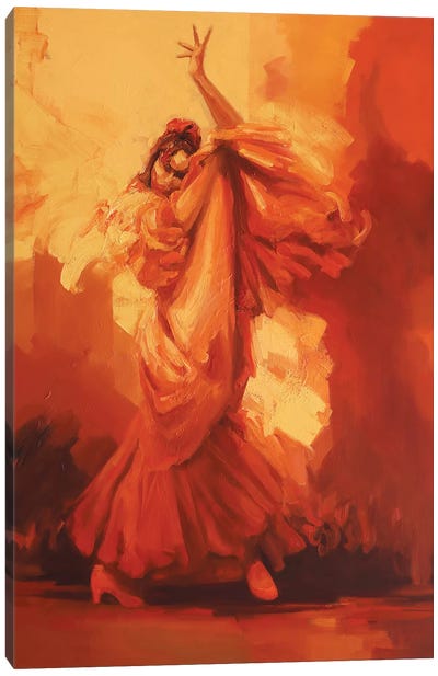 Evolution III   Canvas Art Print - Flamenco