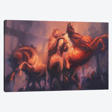 Nightmares   Canvas Print #ZHO78} by Zil Hoque Canvas Print