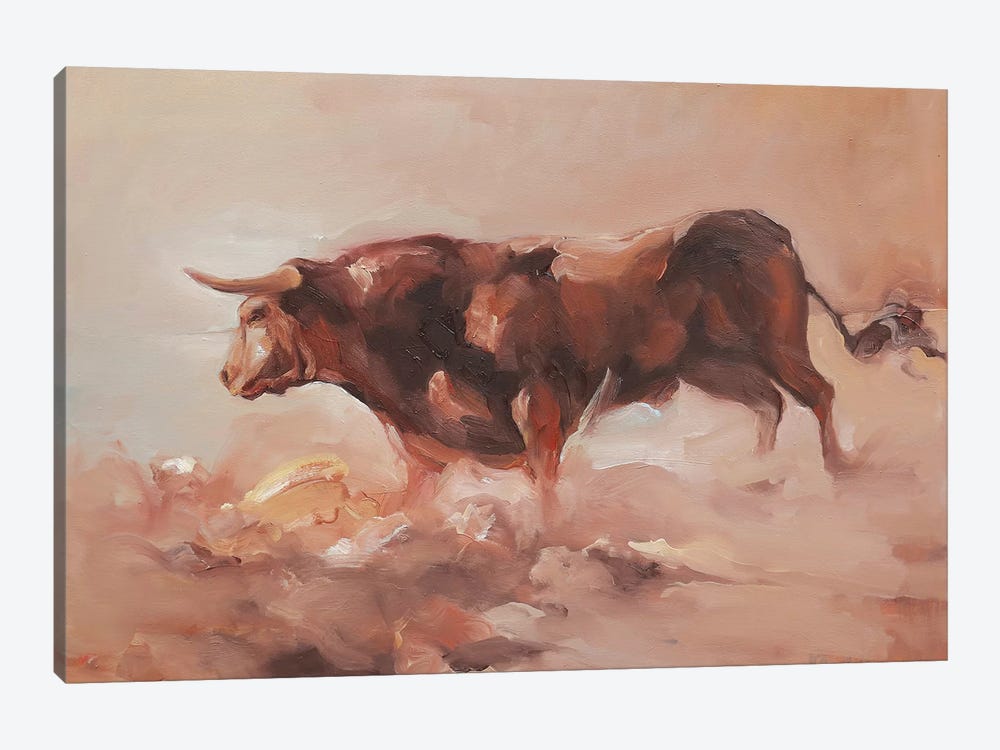 Toro Bravo V by Zil Hoque 1-piece Canvas Art
