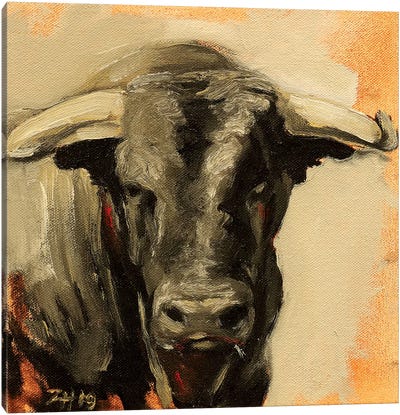Toro Head I Canvas Art Print - Zil Hoque