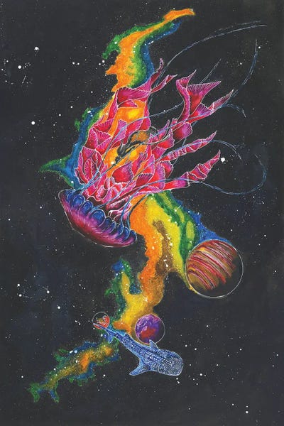 Psychedelic Animals: Adrift by Bobbziee