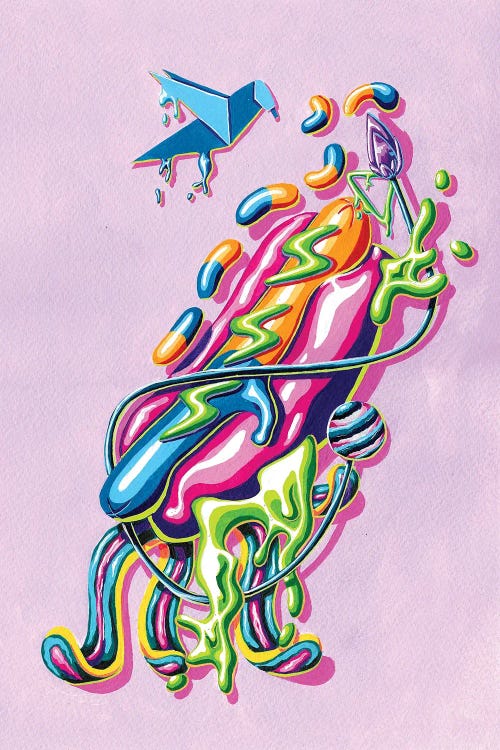 Innocuous Play I by Bobbziee wall art