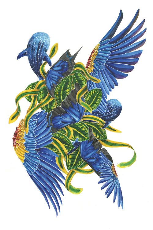 Calm Collision I by Bobbziee wall art