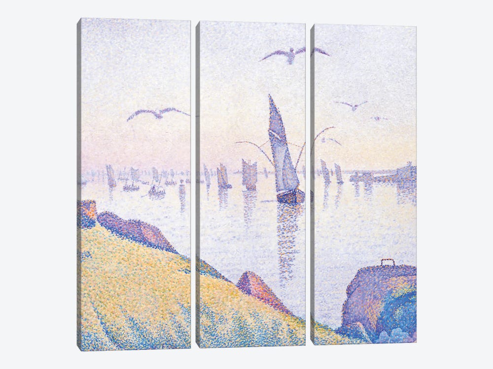 Pointillism,Three by Steve Hunziker 3-piece Canvas Art