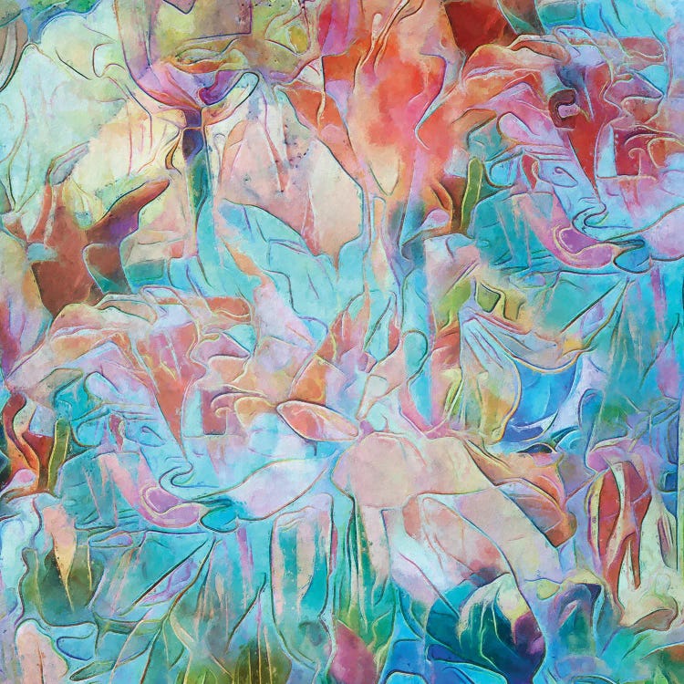 Abstract Flower I by Steve Hunziker wall art