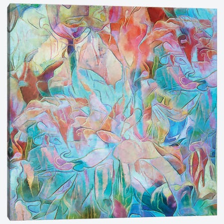 Abstract Flower I Canvas Print #ZIK104} by Steve Hunziker Canvas Art