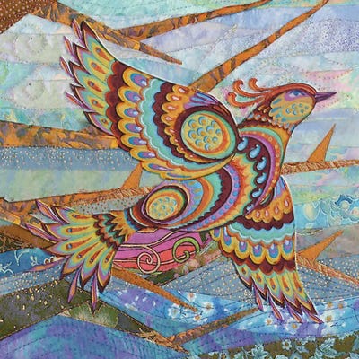 Patchwork IV by Steve Hunziker framed wall art