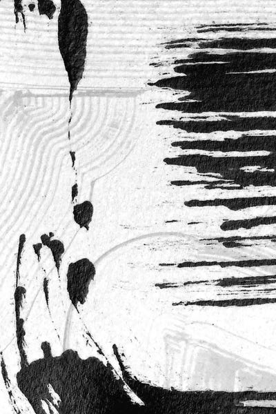 Steve Hunziker: Black & White Abstract I by Steve Hunziker