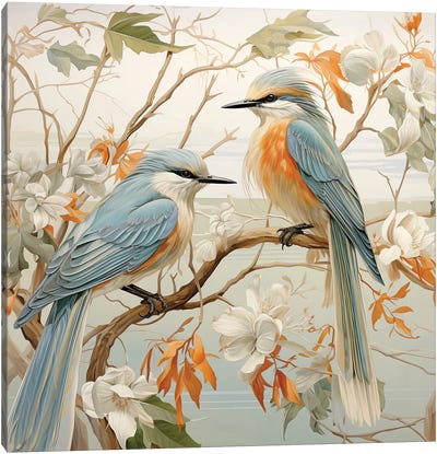 Audubon Classic,Two Canvas Art Print - Steve Hunziker