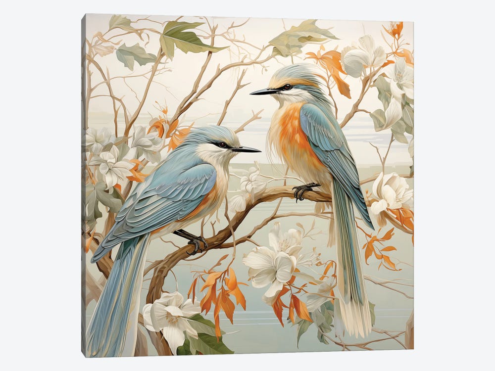 Audubon Classic,Two by Steve Hunziker 1-piece Canvas Print