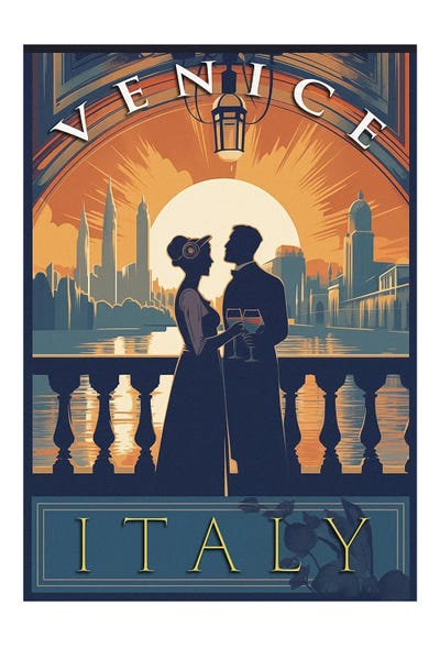 Steve Hunziker: Vintage Poster X by Steve Hunziker