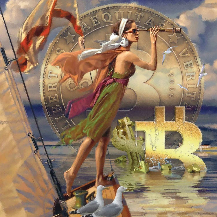 Bitcoindeco X by Steve Hunziker wall art