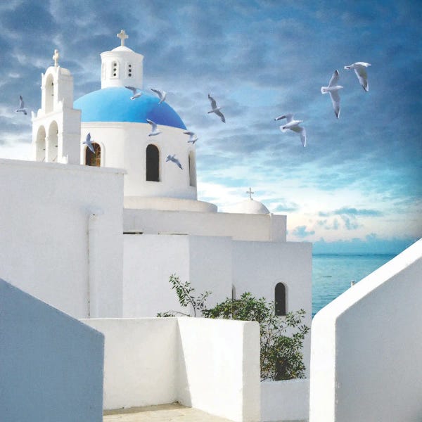 Greece: Grecian Blue I by Steve Hunziker