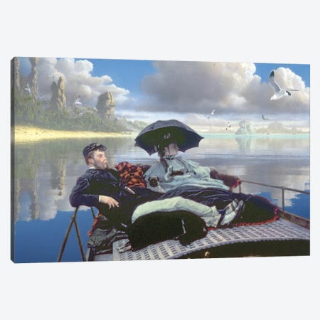Lofty Relaxers Canvas Print #ZIK45} by Steve Hunziker Canvas Wall Art
