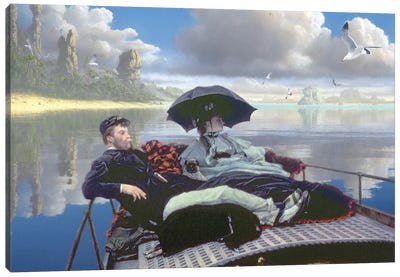 Lofty Relaxers Canvas Art Print - Steve Hunziker