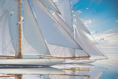 Smooth Sailing I by Steve Hunziker framed wall art