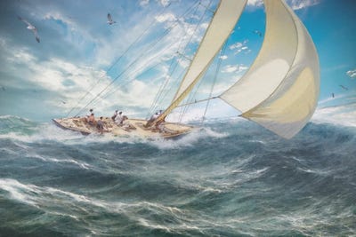 Smooth Sailing III by Steve Hunziker framed wall art