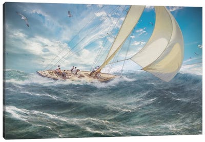 Smooth Sailing III Canvas Art Print - Steve Hunziker