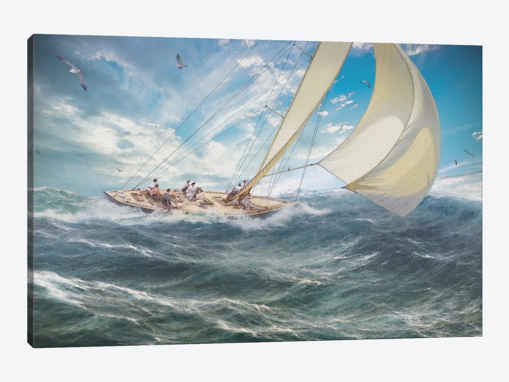 Smooth Sailing III by Steve Hunziker 1-piece Canvas Art Print