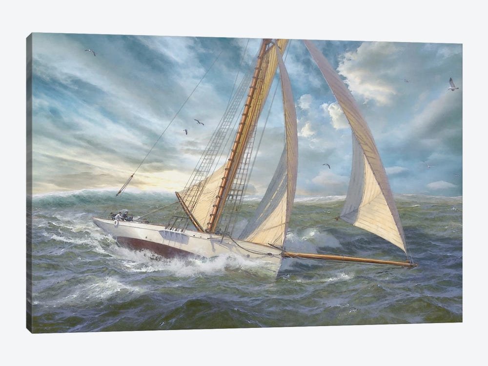 Smooth Sailing IV by Steve Hunziker 1-piece Canvas Wall Art