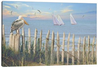 Summer Breeze Canvas Art Print - Sailboat Art